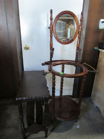 Wash stand and table