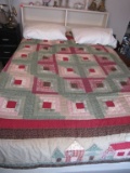 Full sized bed with frame