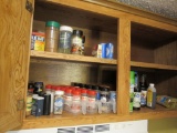 Contents of spice closet