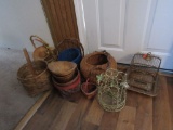 Baskets and bird cages