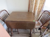 Drop leaf table and chairs