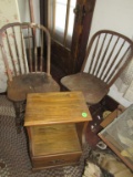 Side table and chairs
