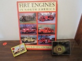Fire engine book and buckle