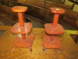 Wooden stands
