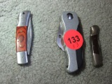 3 pocket knives