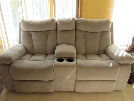 Reclining love seat