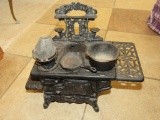 Cast iron miniature stove