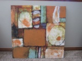 Canvas abstract painting