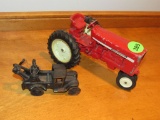 Tractor and truck
