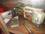 Grease gun, light and more