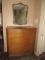Large chest of drawers and mirror