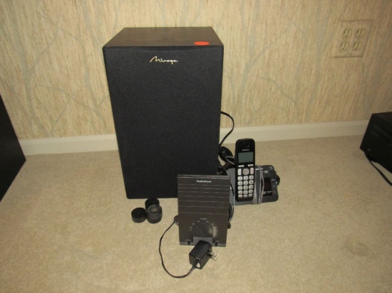 Speaker and telephone