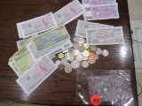 Coins and paper money