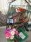 Indoor greenhouse with supplies