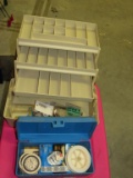 Tackle boxes and supplies