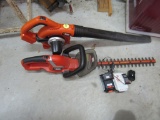 Leaf blower and hedge trimmer