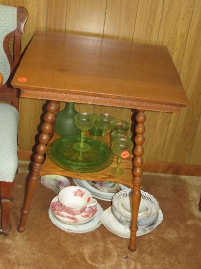 Wooden accent table