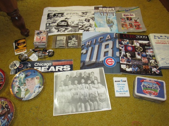 Sports themed lot