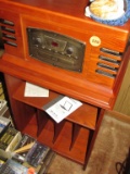 Crosley radio and stand