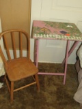 Chair and tray