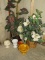 Artificial arrangements and vases