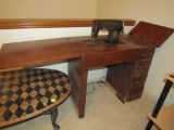 Kenmore sewing machine with cabinet