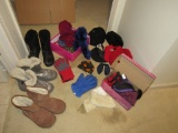 Scarves, gloves, and boots