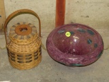 Basket and bowl