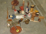 Wooden figurines and more