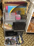 Office cart with accessories