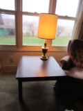 Table and lamp