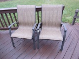 2 outdoor chairs