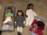 American Girl dolls with accessories