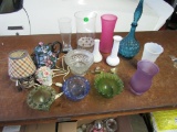 Glass vase lot