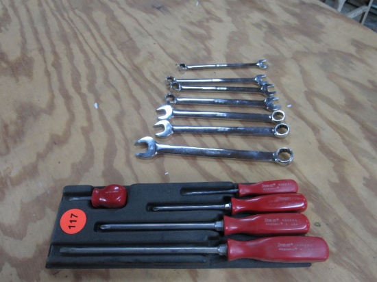Snap on tools and screwdrivers