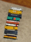 8 train cars