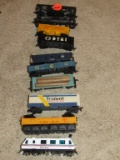 10 train cars