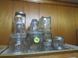 assorted jars