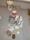 Figurines, vase, and toothpick holders