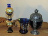 Goblet and vase