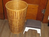 Basket and stool