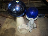 2 lawn globes