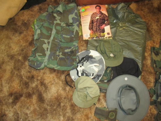 Assorted military gear