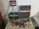 Folding dolly, assorted tools, and more