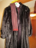 Faux fur women's coat