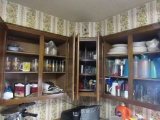 Contents of cabinets