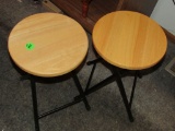 2 pc folding stools
