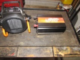 Power inverter with heater