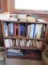 Bookcase and books
