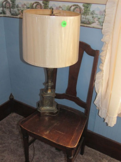 Lamp and chair